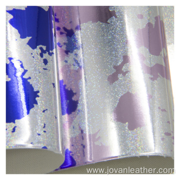 Faux Leather Glitter Artificial Synthetic Leather